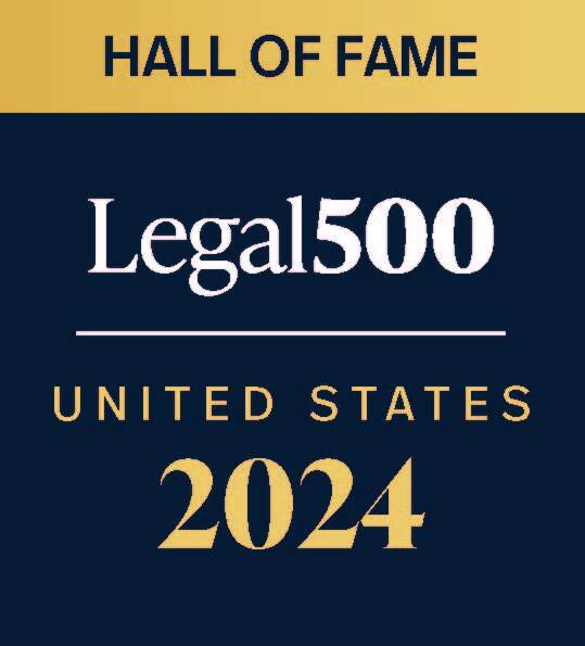 Legal 500 Hall of Fame 2024